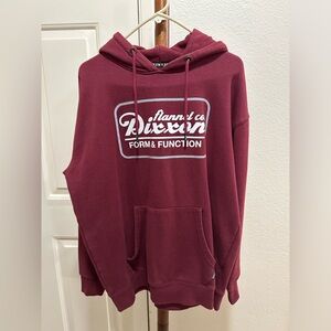 Dixxon Flannel Maroon Hoodie Sweater